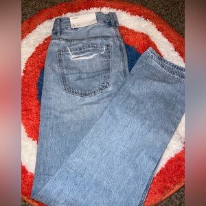 American Eagle Outfitters Light Blue Straight Leg Jeans